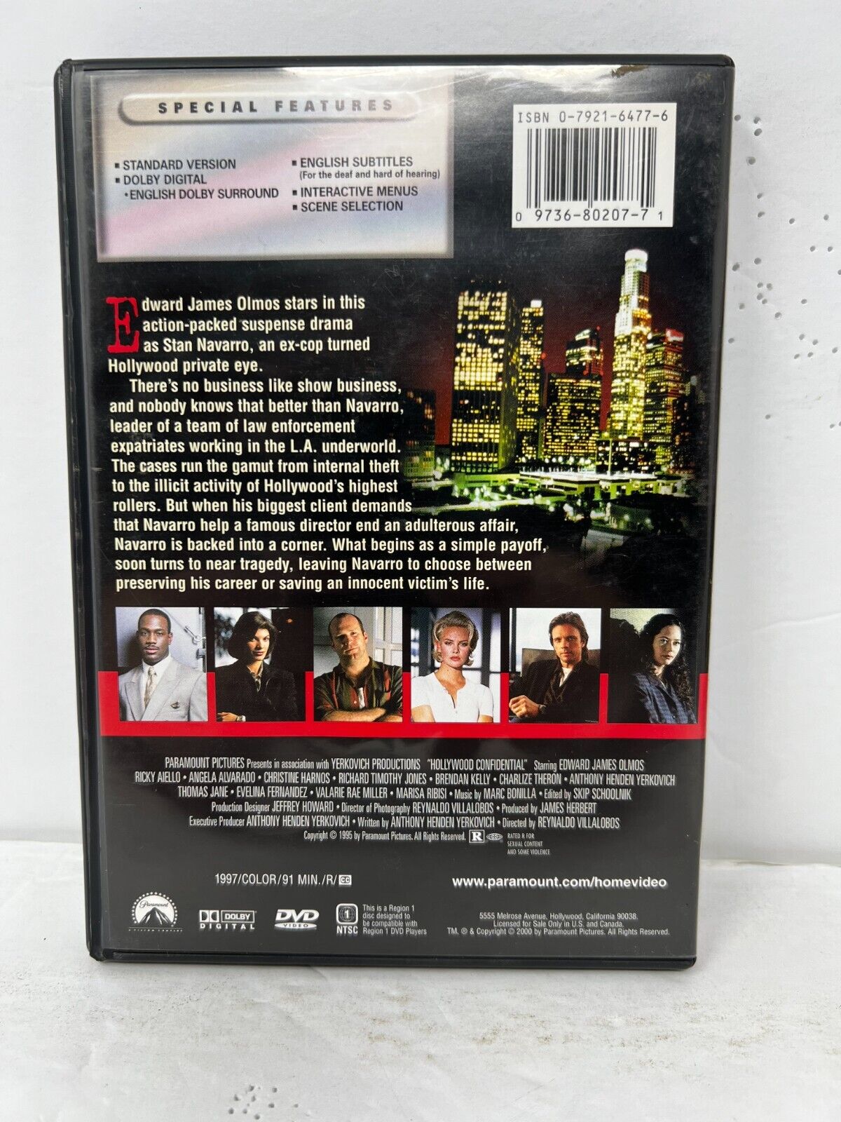 Hollywood Confidential (DVD) Crime Good Condition!!!