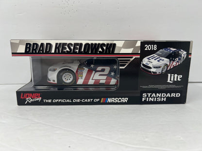 Lionel Racing #2 Brad Keselowski Miller Lite Patriotic 2018 Mustang 1:24 Diecast