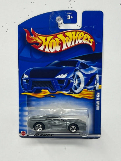 Hot Wheels Ferrari F512M Grey 1:64 Diecast Version 2