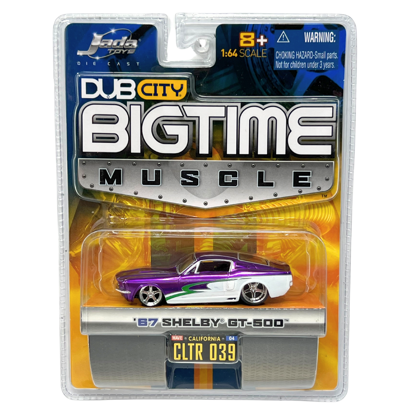 Jada Dub City Bigtime Muscle 1967 Shelby GT-500 1:64 Diecast Purple White