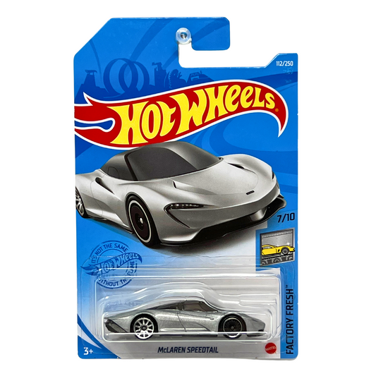 Hot Wheels Factory Fresh McLaren Speedtail Grey 1:64 Diecast