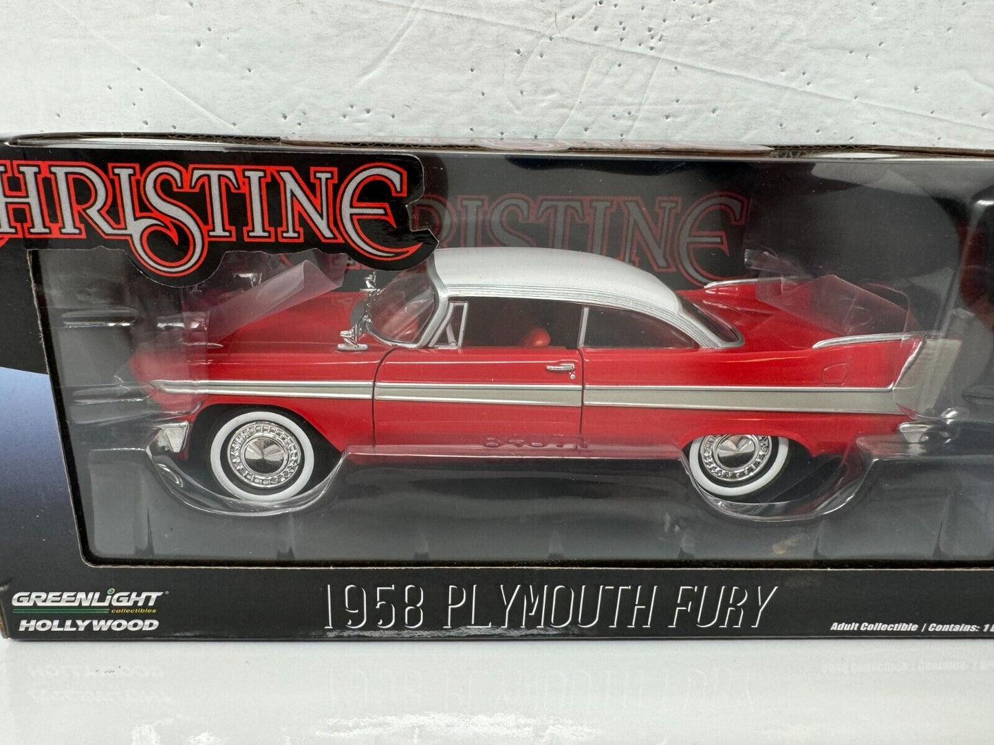 Greenlight Hollywood Christine 1958 Plymouth Fury 1:24 Diecast