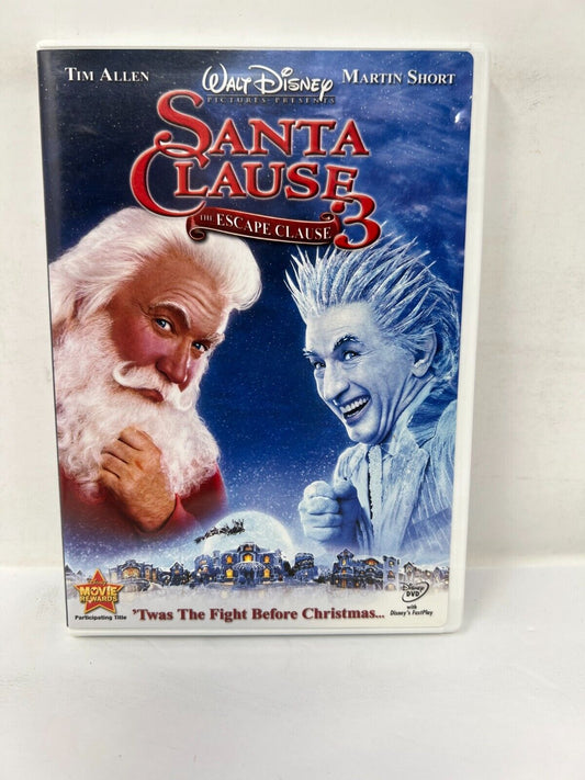 The Santa Clause 3 (DVD) Christmas Disney Live Action Good Condition