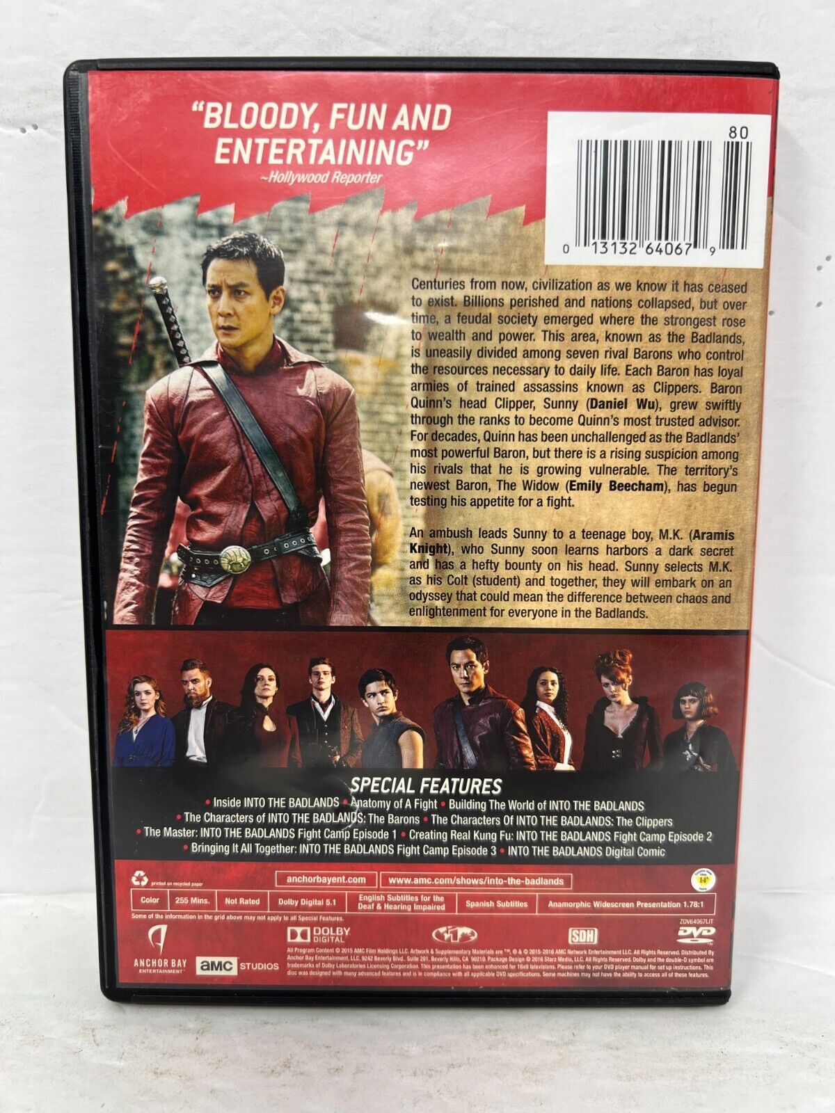 Into The Badlands (DVD) Martial Arts Good Condition!!!