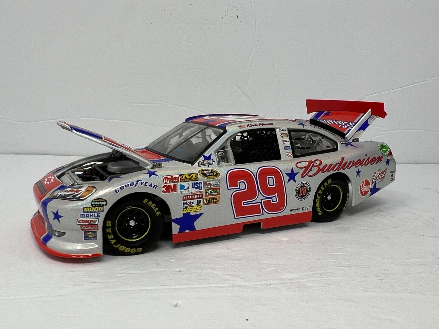 Lionel Nascar #29 Kevin Harvick Budweiser 4th of July Flashcoat 1:24 Diecast