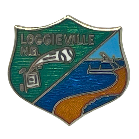 Loggieville New Brunswick Souvenir Cities & States Lapel Pin SP3