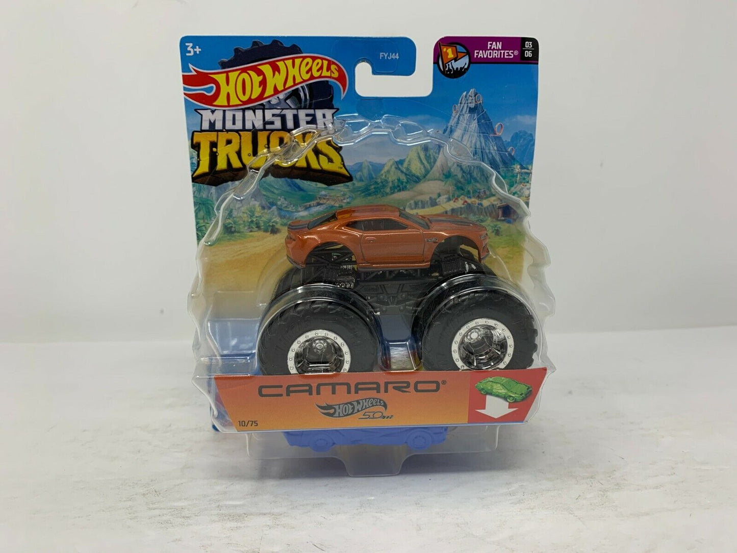 Hot Wheels Monster Trucks Fan Favorites Camaro 1:64 Diecast