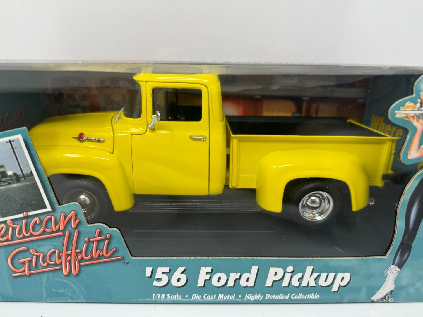 Ertl American Muscle American Graffiti 1956 Ford Pickup 1:18 Diecast