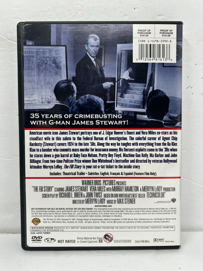 The FBI Story (DVD) Crime Good Condition!!!