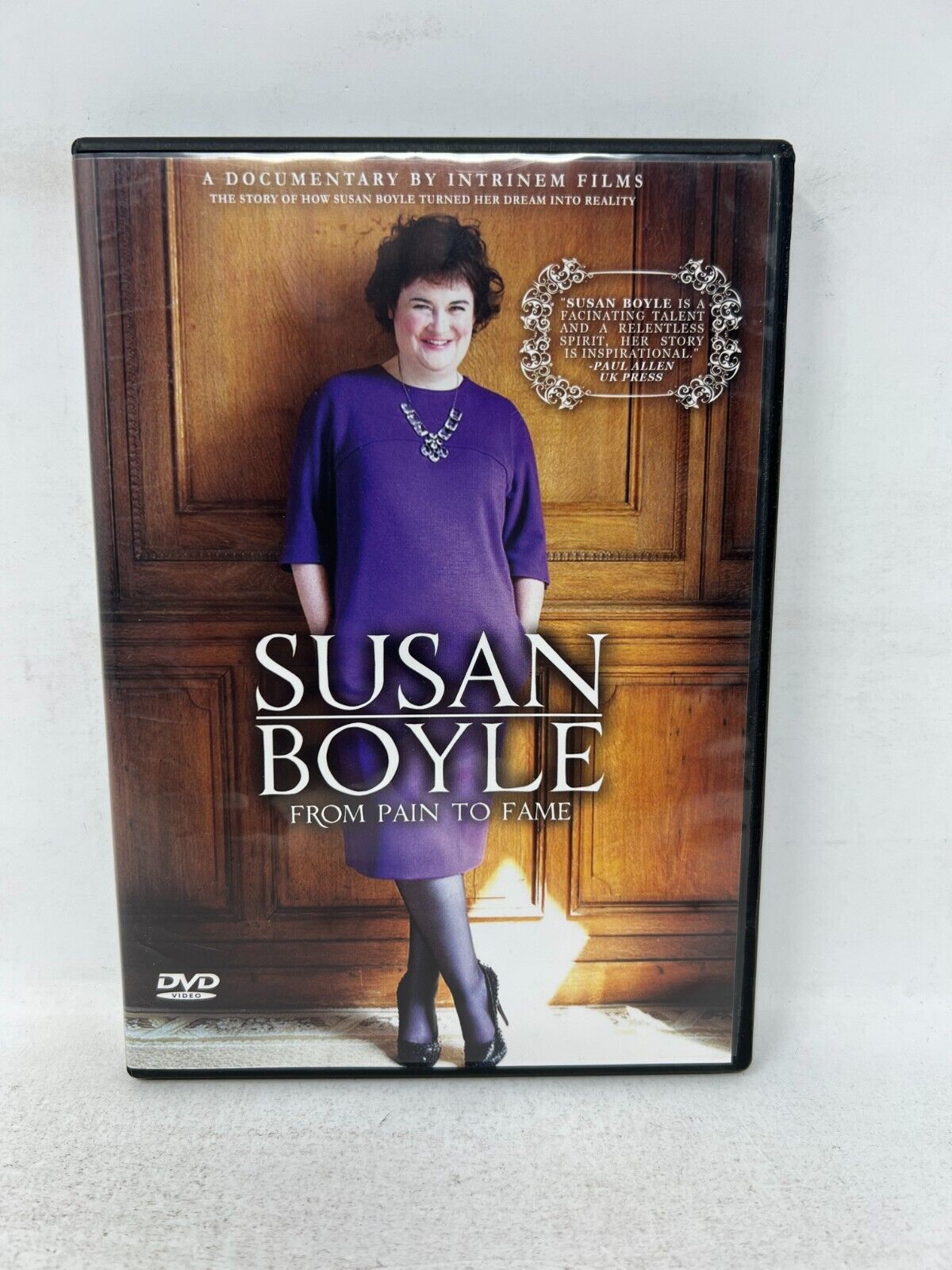 Susan Boyle From Pain to Fame (DVD) Documentary Good Condition!!!