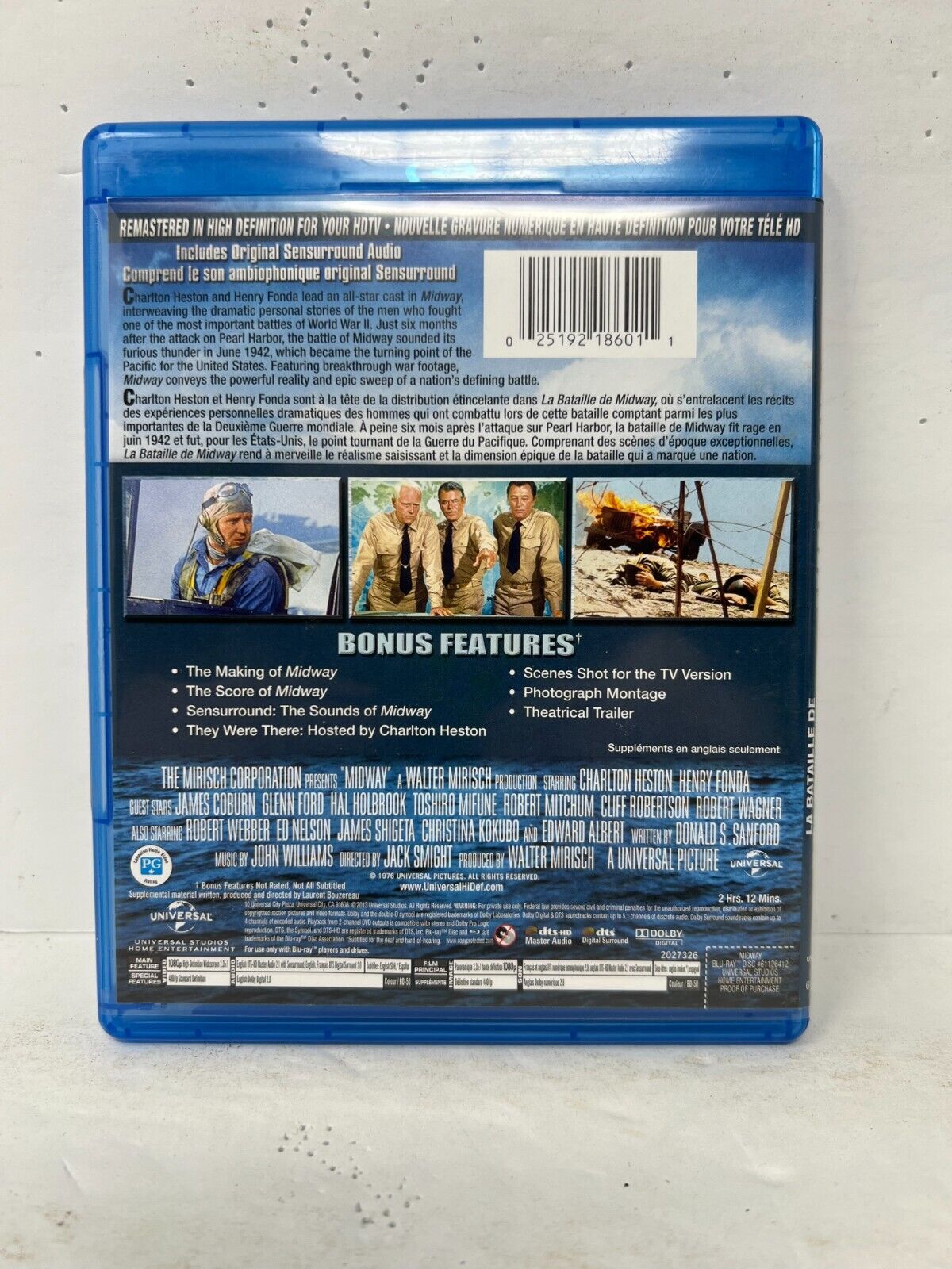 Midway (Blu-ray) War Good Condition!!!