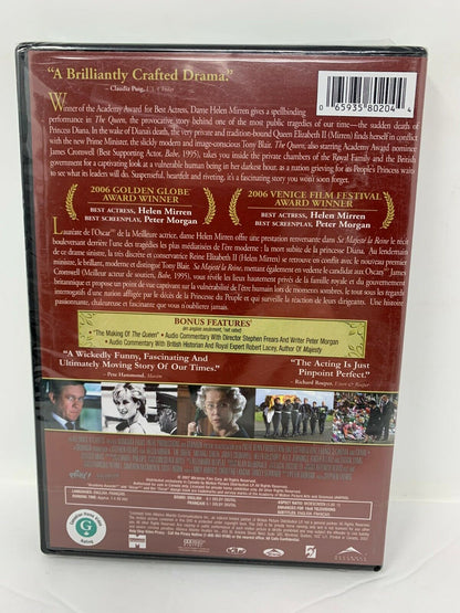 The Queen (DVD) History Movie Biography Drama Brand New and Sealed!!!