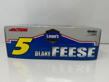 Action Nascar #5 Blake Feese Lowe's 2005 Monte Carlo AUTOGRAPHED 1:24 Diecast