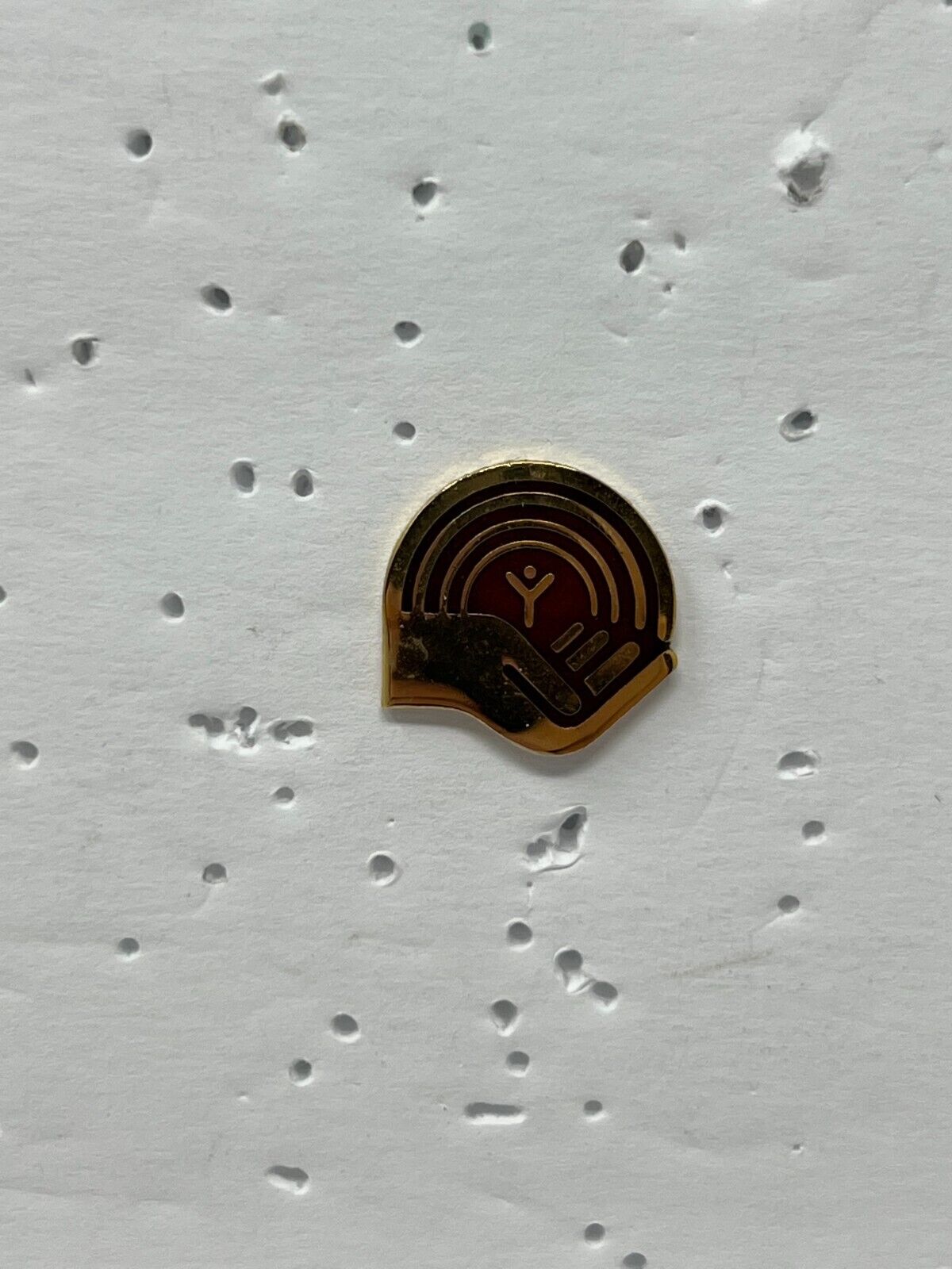 United Way Helping Hand Rainbow Lapel Pin