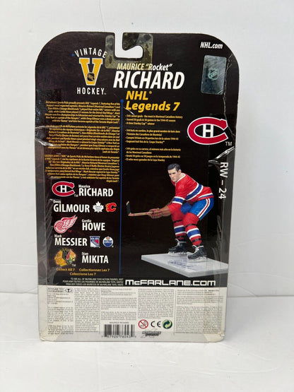 Mcfarlane NHL Legends 7 Maurice Richard Montreal Canadiens (Red) Jersey Figure