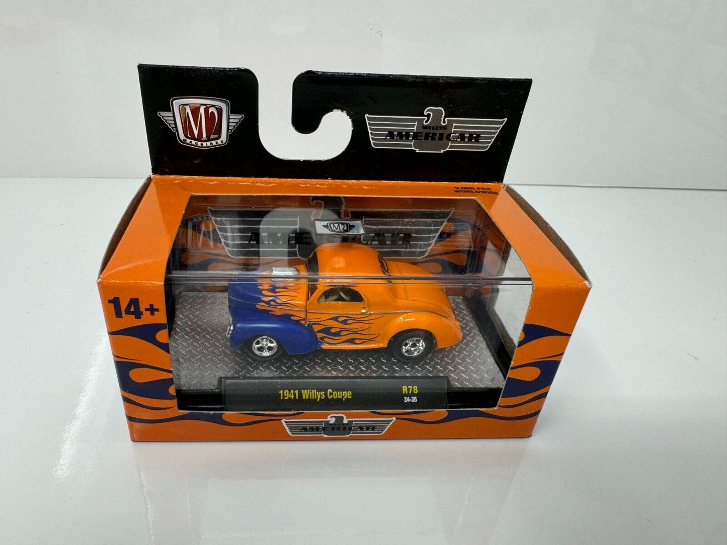 M2 Machines 1941 Willys Coupe R78 1:64 Diecast