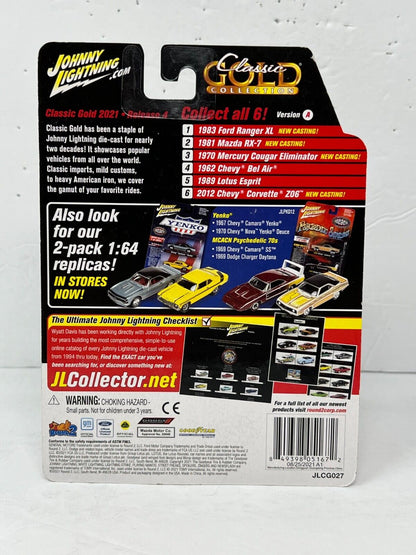 Johnny Lightning Classic Gold 1981 Mazda RX-7 1:64 Diecast Version A V2