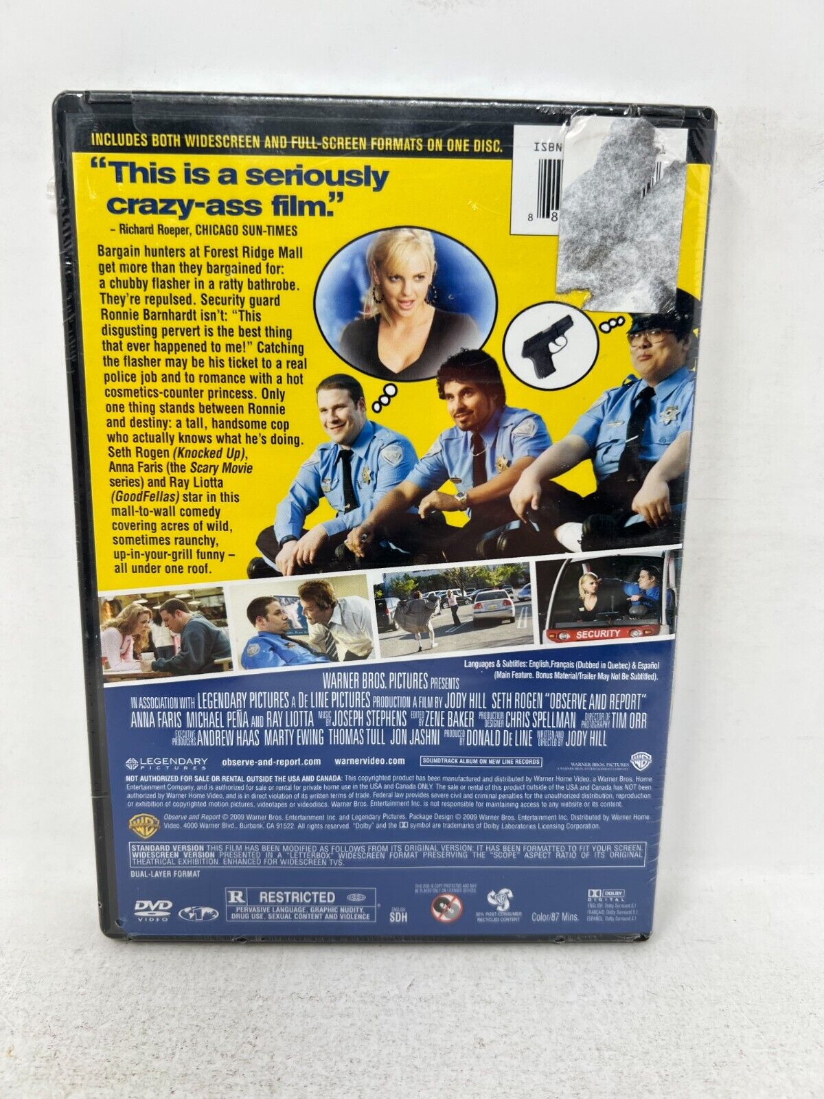 Observe and Report (DVD) Comedy Movie New and Sealed!!!