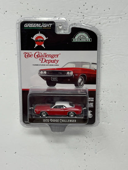 Greenlight Hobby The Challenger Deputy 1970 Dodge Challenger 1:64 Diecast V2