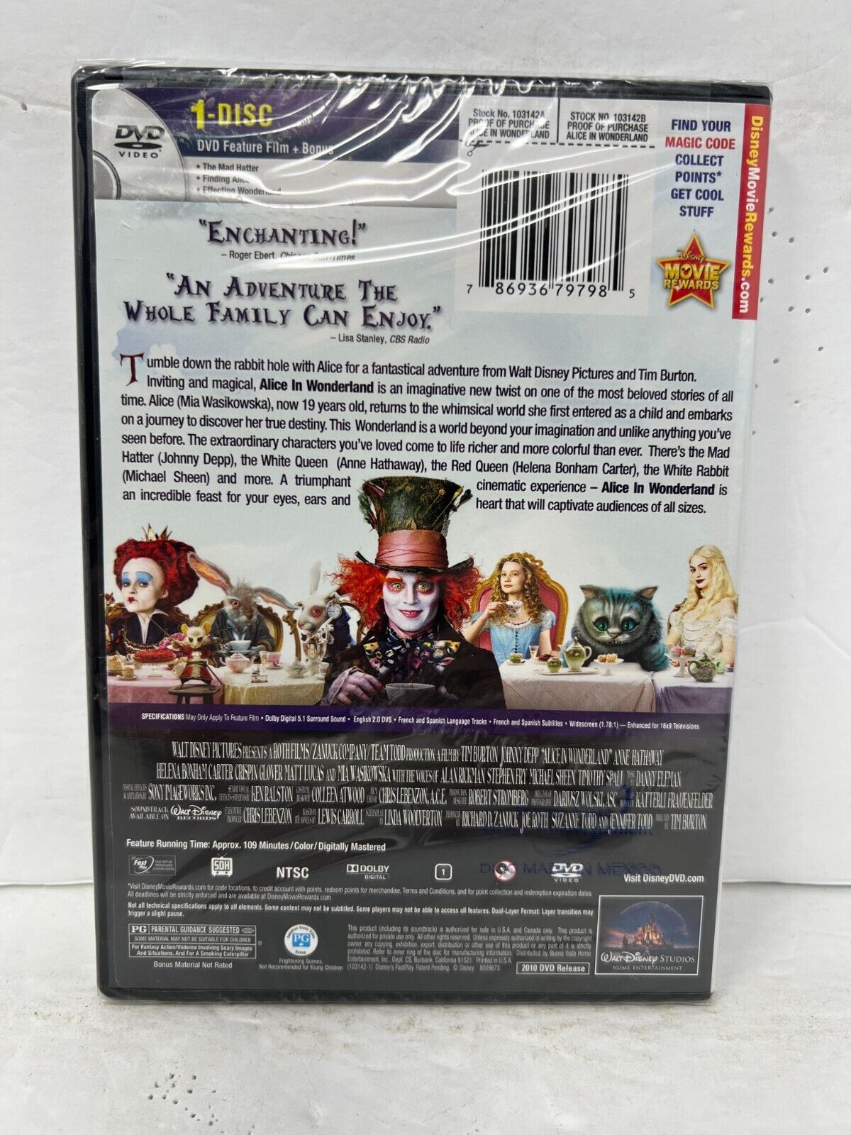 Alice in Wonderland (DVD) Fantasy New and Sealed!!!