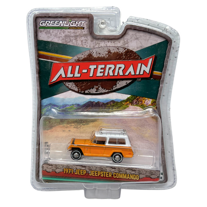 Greenlight All-Terrain 1971 Jeep Jeepster Commando 1:64 Diecast Version 2