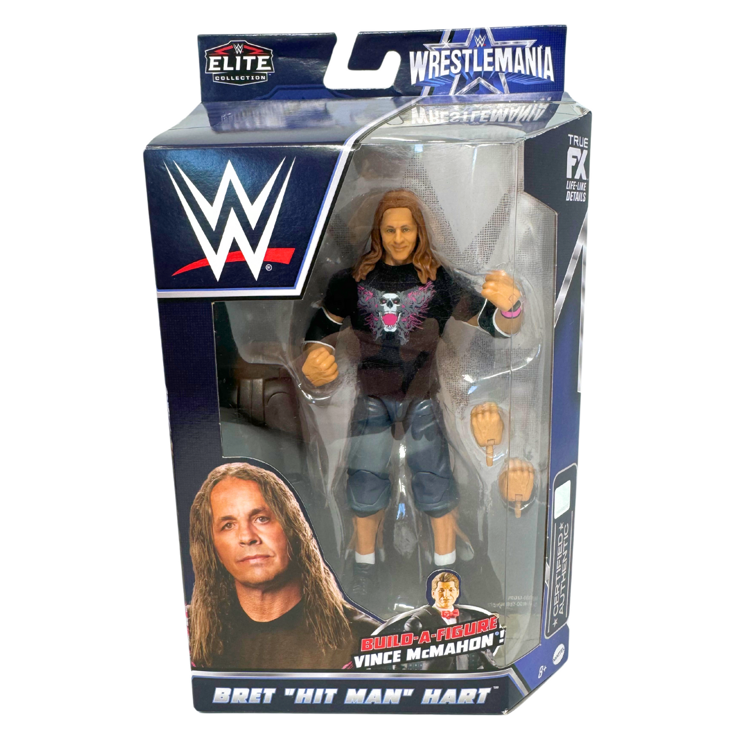 WWE Bret the Hitman Hart Elite Collection WrestleMania 38 Action Figure Mattel