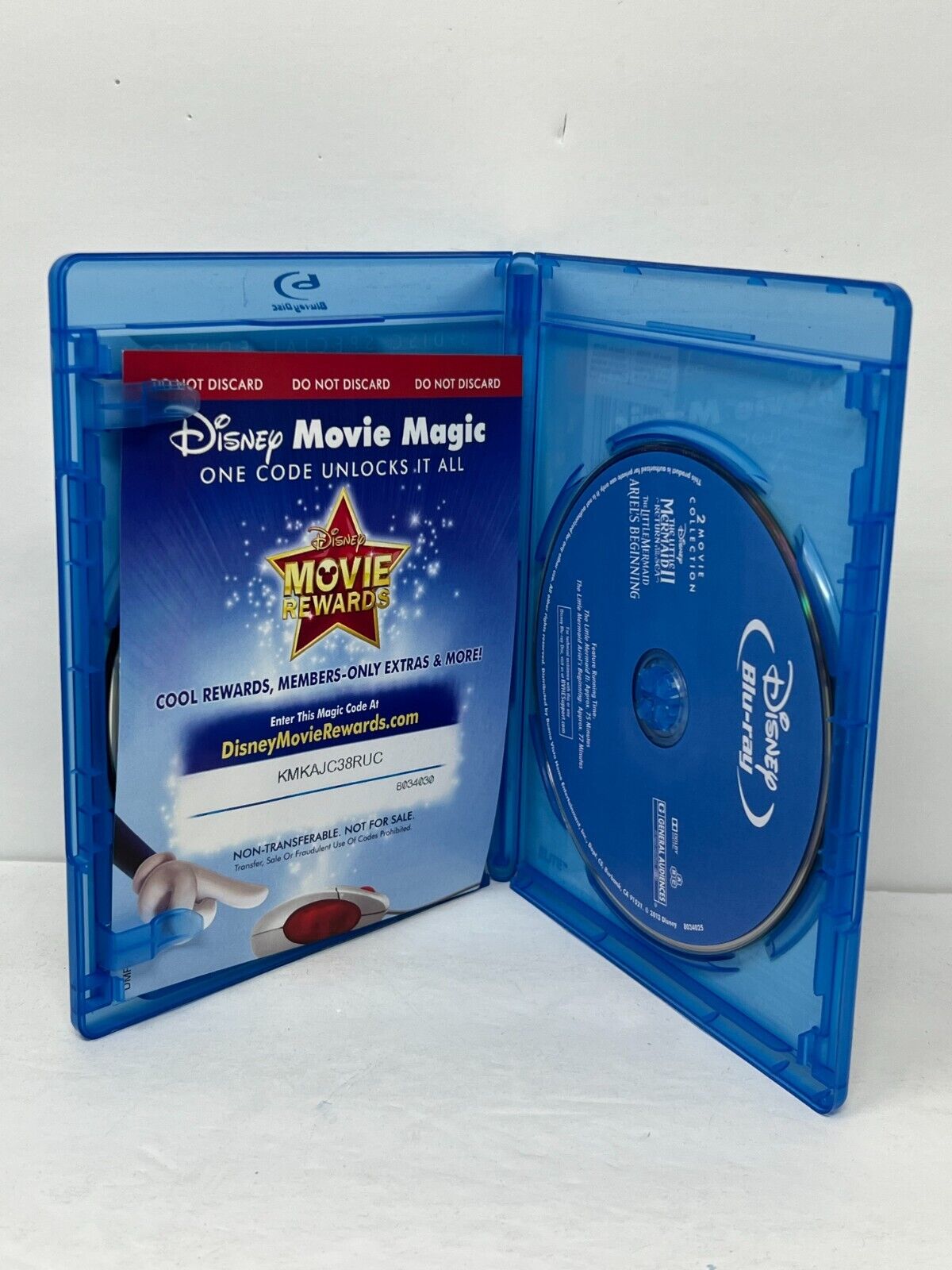 Little Mermaid Double Feature (Blu-ray) Disney Good Condition!!!