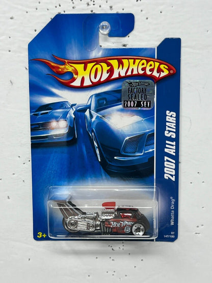 Hot Wheels 2007 All Stars Whatta Drag 1:64 Diecast Factory Sealed