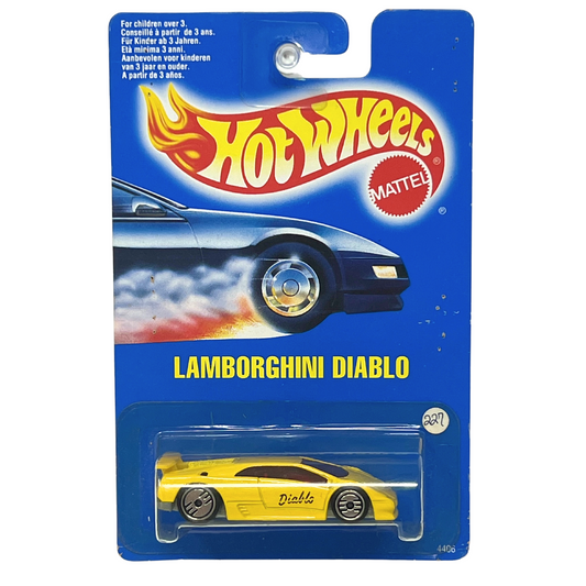 Hot Wheels Lamborghini Diablo 1:64 Diecast Yellow
