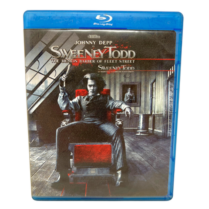 Sweeney Todd: The Demon Barber of Fleet Street (Blu-ray) Horror Good Condition!!