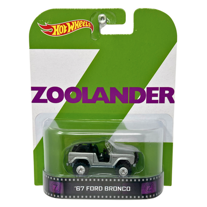 Hot Wheels Retro Entertainment Zoolander 1967 Ford Bronco 1:64 Diecast