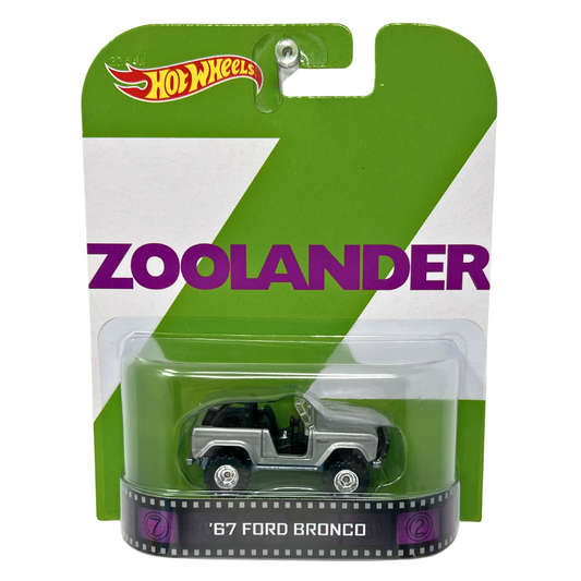 Hot Wheels Retro Entertainment Zoolander 1967 Ford Bronco 1:64 Diecast