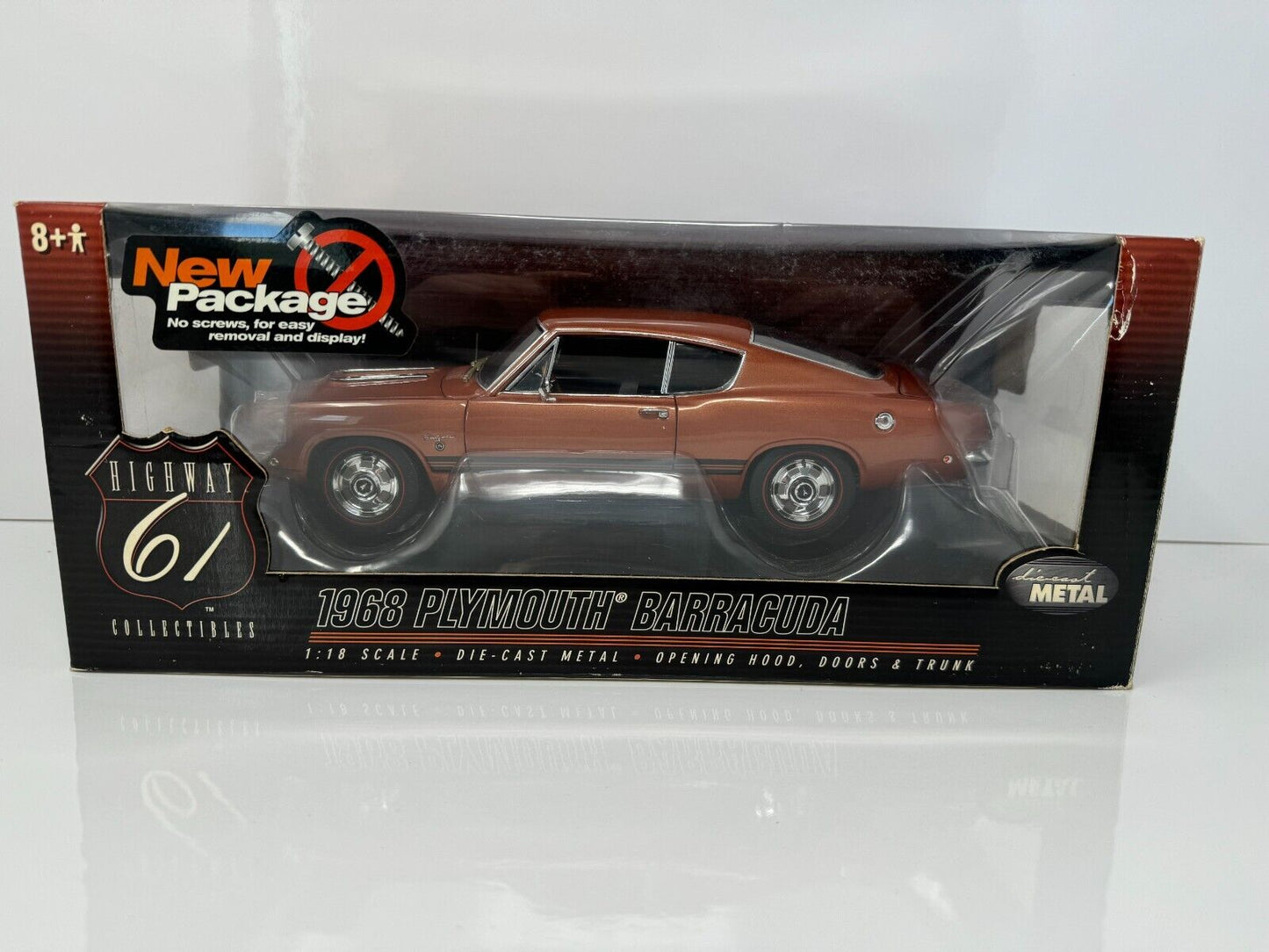 Highway 61 1968 Plymouth Barracuda 1:18 Diecast