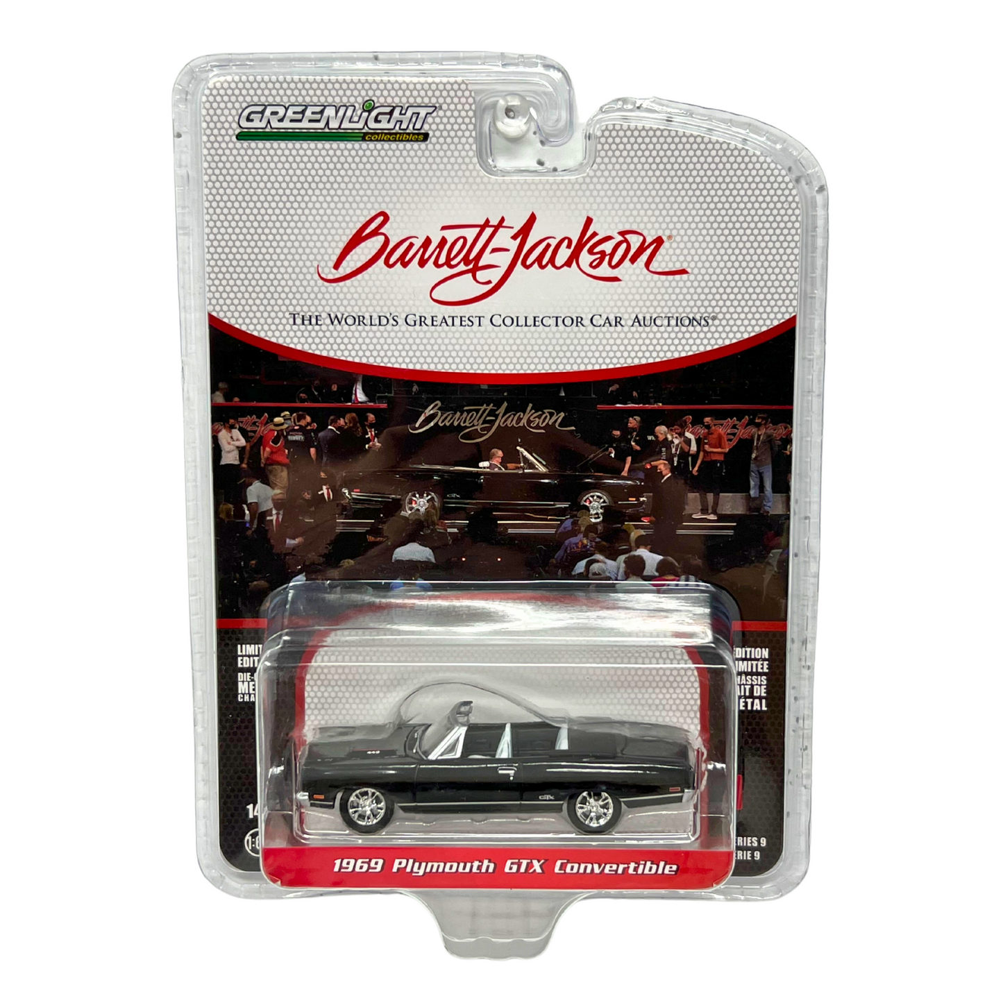 Greenlight Barrett-Jackson 1969 Plymouth GTX Convertible 1:64 Diecast