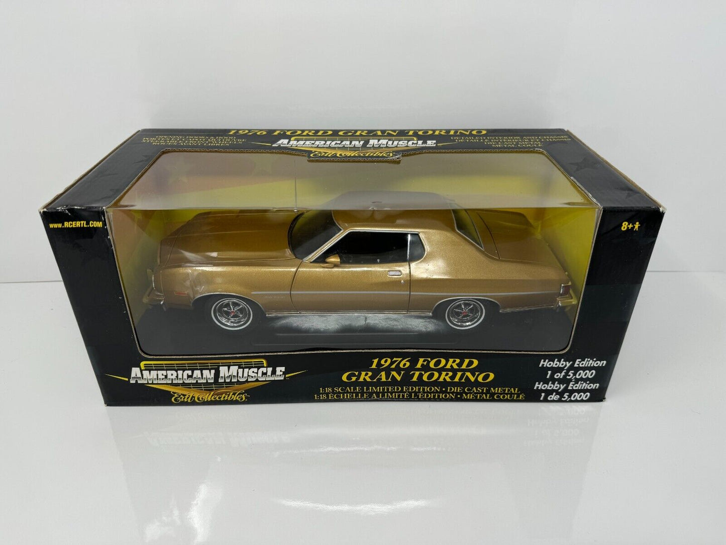 Ertl American Muscle 1976 Ford Gran Torino Hobby Edition 1:18 Diecast 1 of 5000