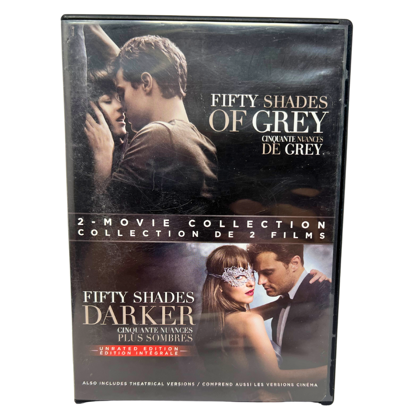 Fifty Shades of Grey 2-Movie Collection (DVD) Romance Good Condition!!!