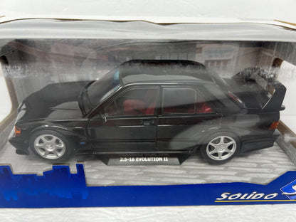 Solido 1990 Mercedes-Benz 190E 2.5-16 Evolution II Black 1:18 Diecast