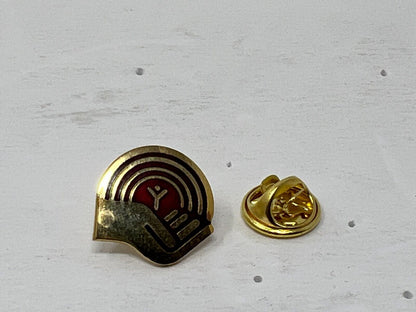 United Way Helping Hand Rainbow Lapel Pin