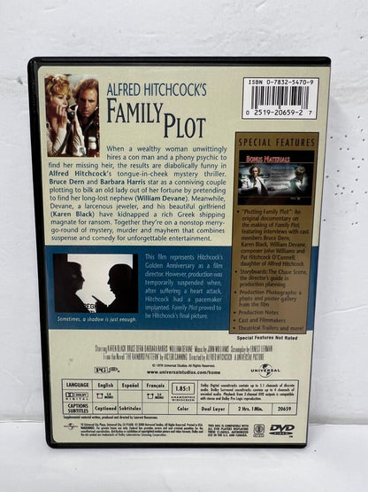 Family Plot (DVD) Thriller Good Condition!!!