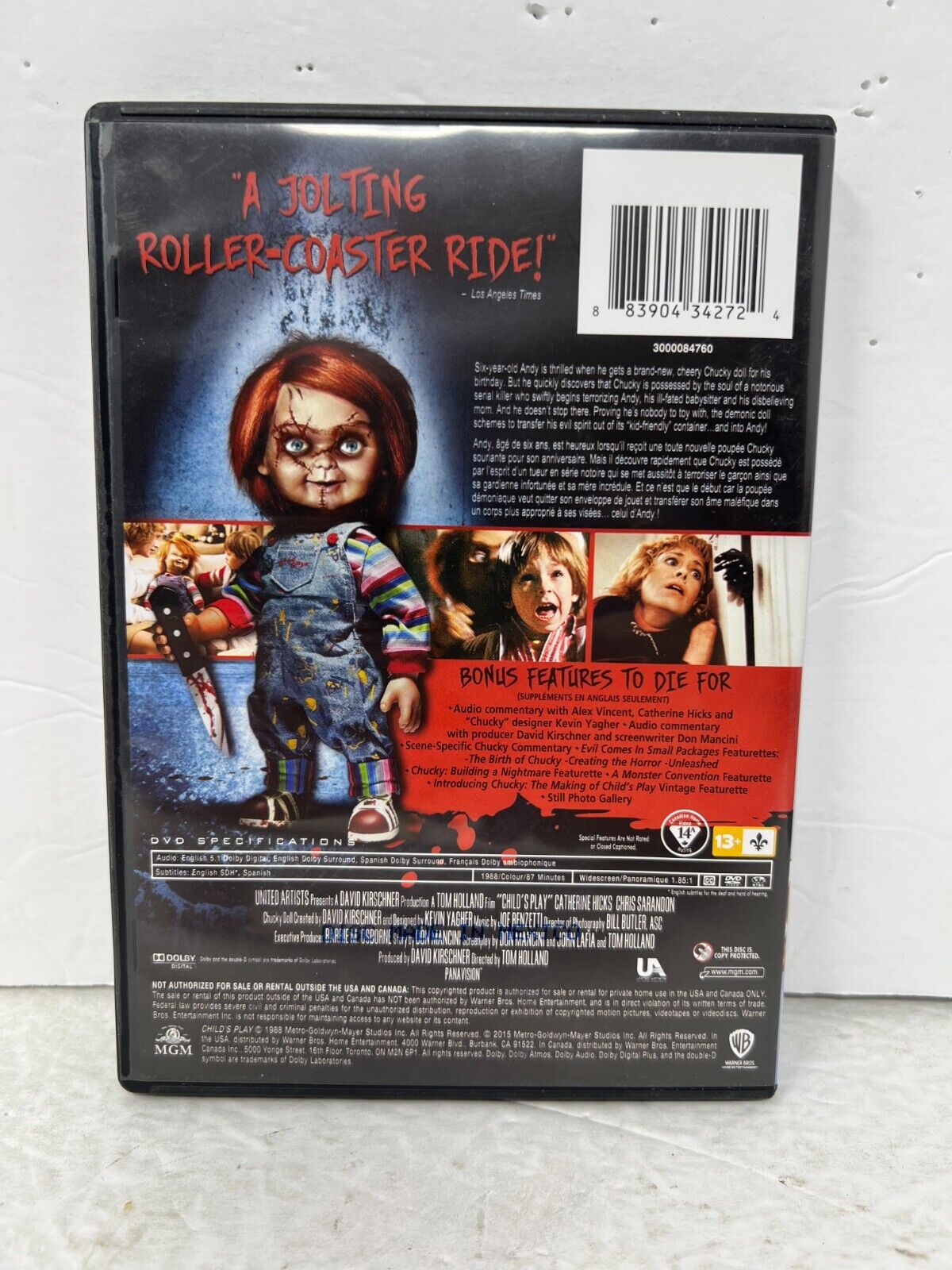 Child's Play (DVD) Horror Good Condition!!!