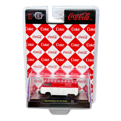 M2 Machines Coca-Cola 1960 Volkswagen Delivery Van USA Model 1:64 Diecast