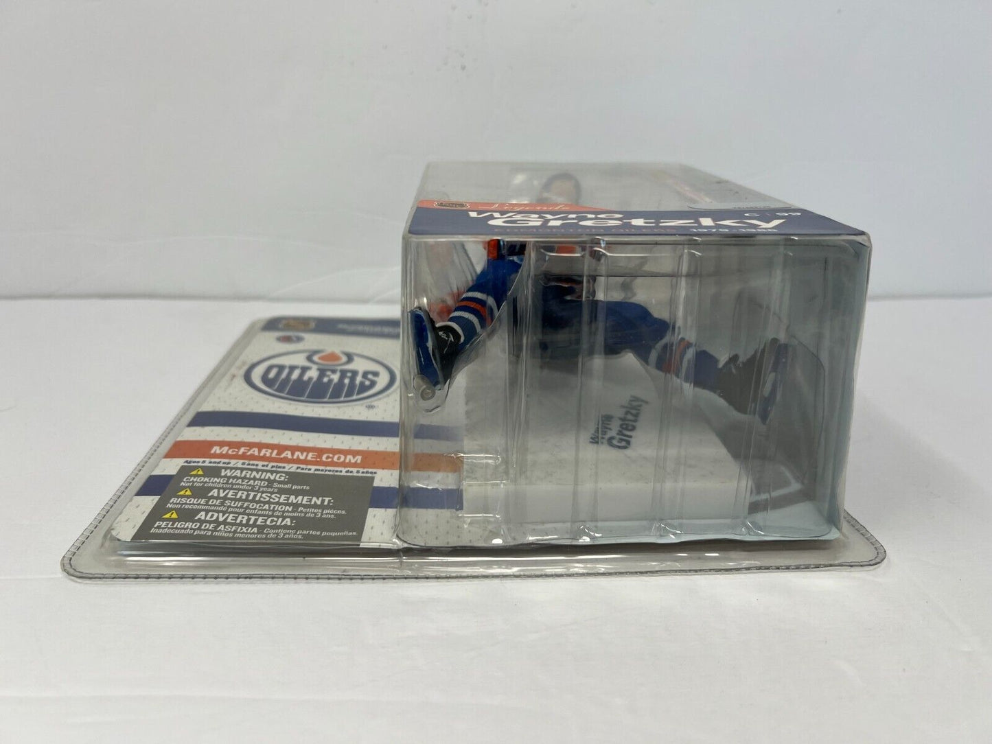 Mcfarlane NHL Wayne Gretzky Edmonton Oilers Blue Jersey Legends Series 1 Figure