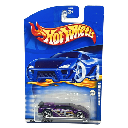 Hot Wheels Lamborghini Diablo 1:64 Diecast Purple V4
