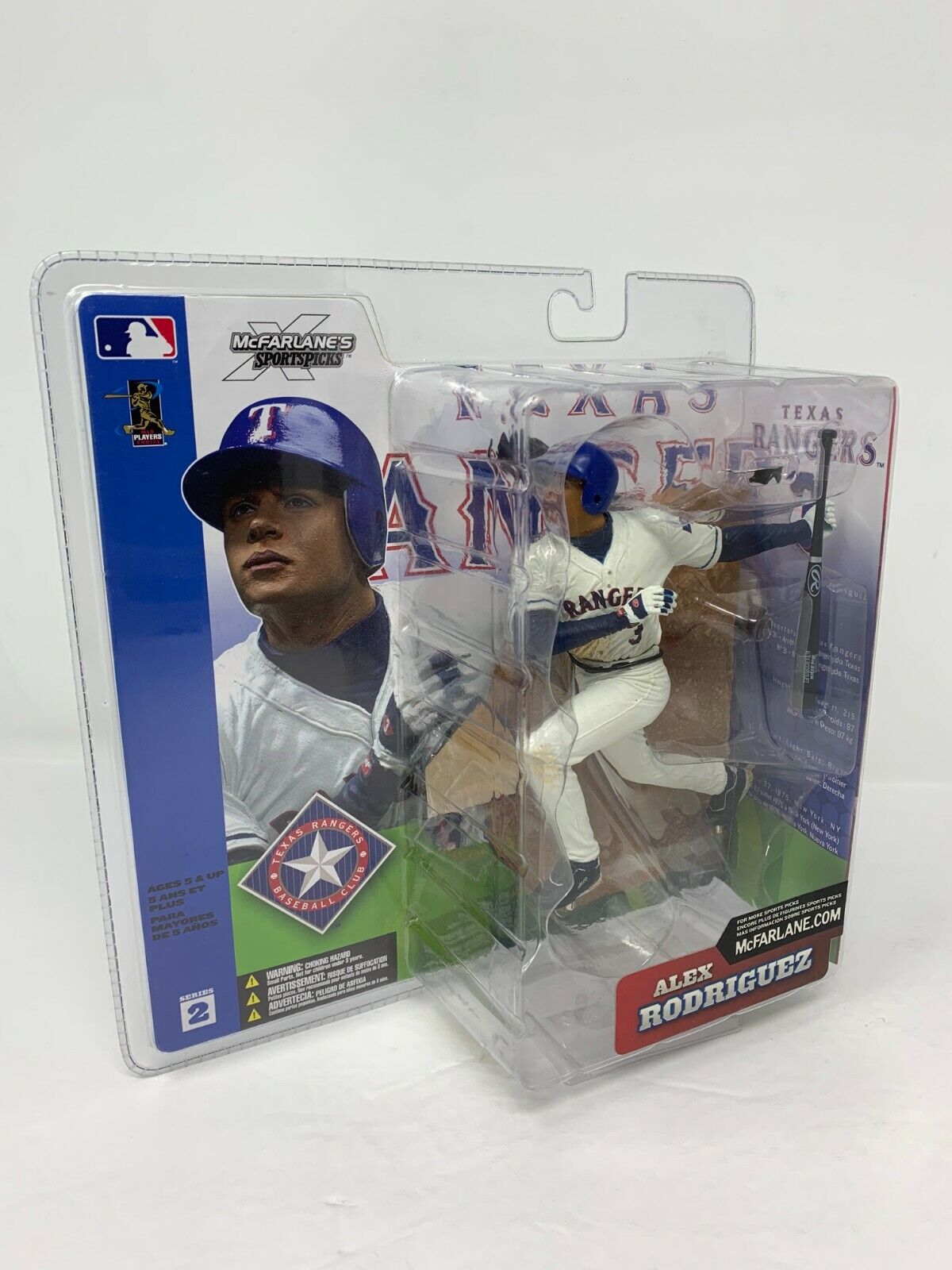 McFarlane MLB Series 2 Alex Rodriguez Texas Rangers Figurine