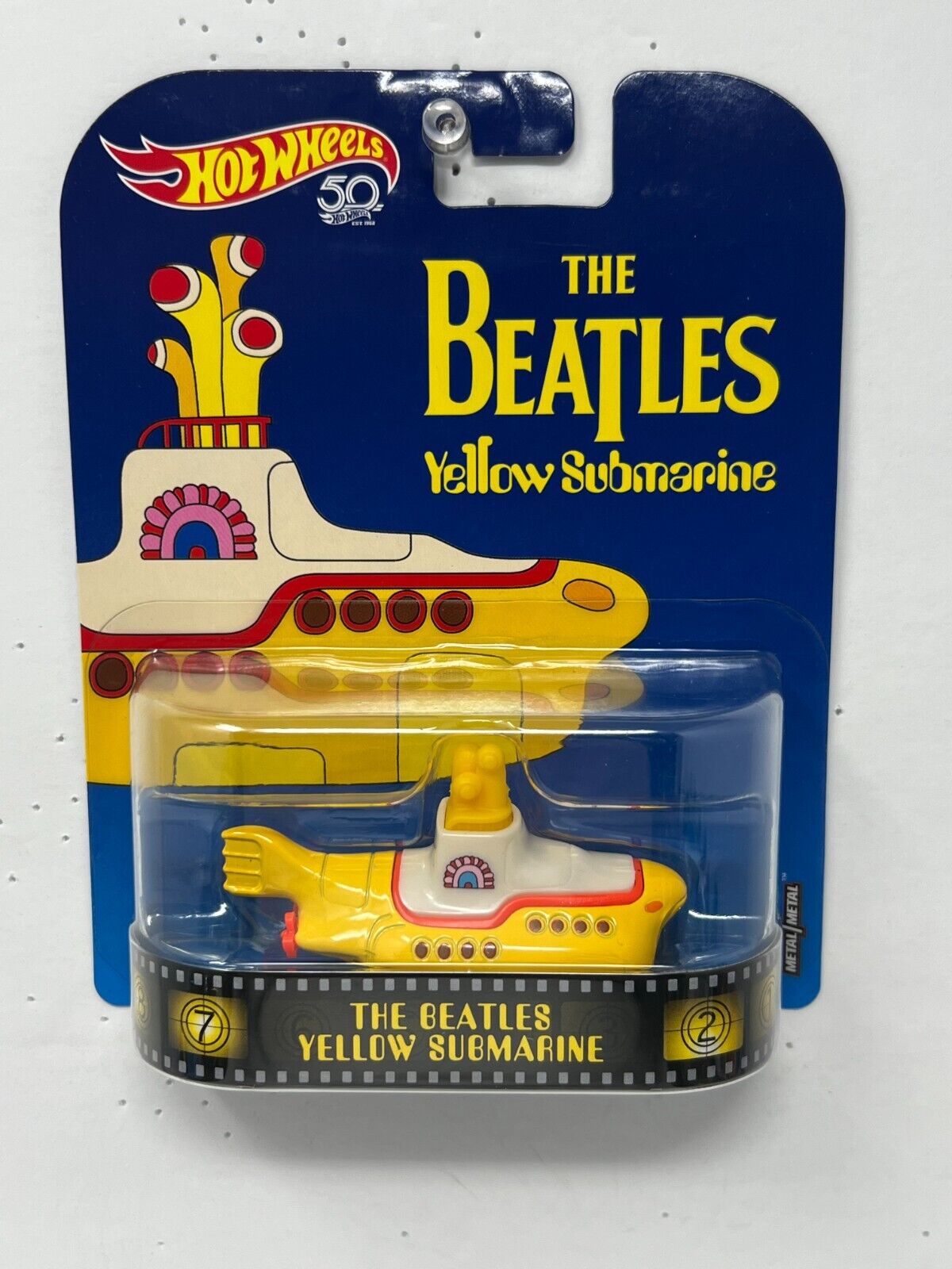 Hot Wheels Retro Entertainment The Beatles Yellow Submarine 1:64 Diecast