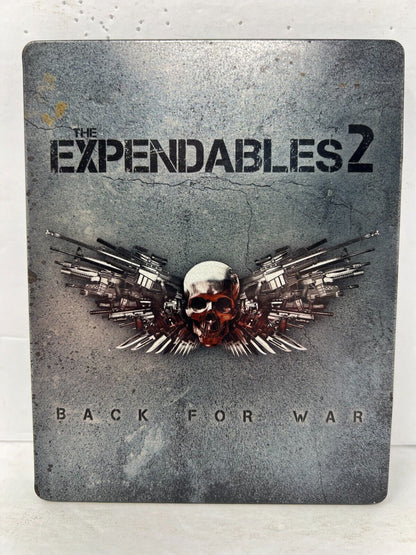 The Expendables 2 (Blu-ray) Steelbook Action Good Condition!!!