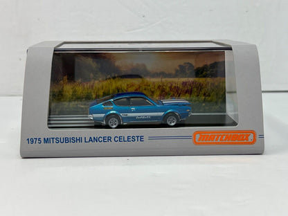 Matchbox 1975 Mitsubishi Lancer Celeste Mattel Creations 1:64 Diecast