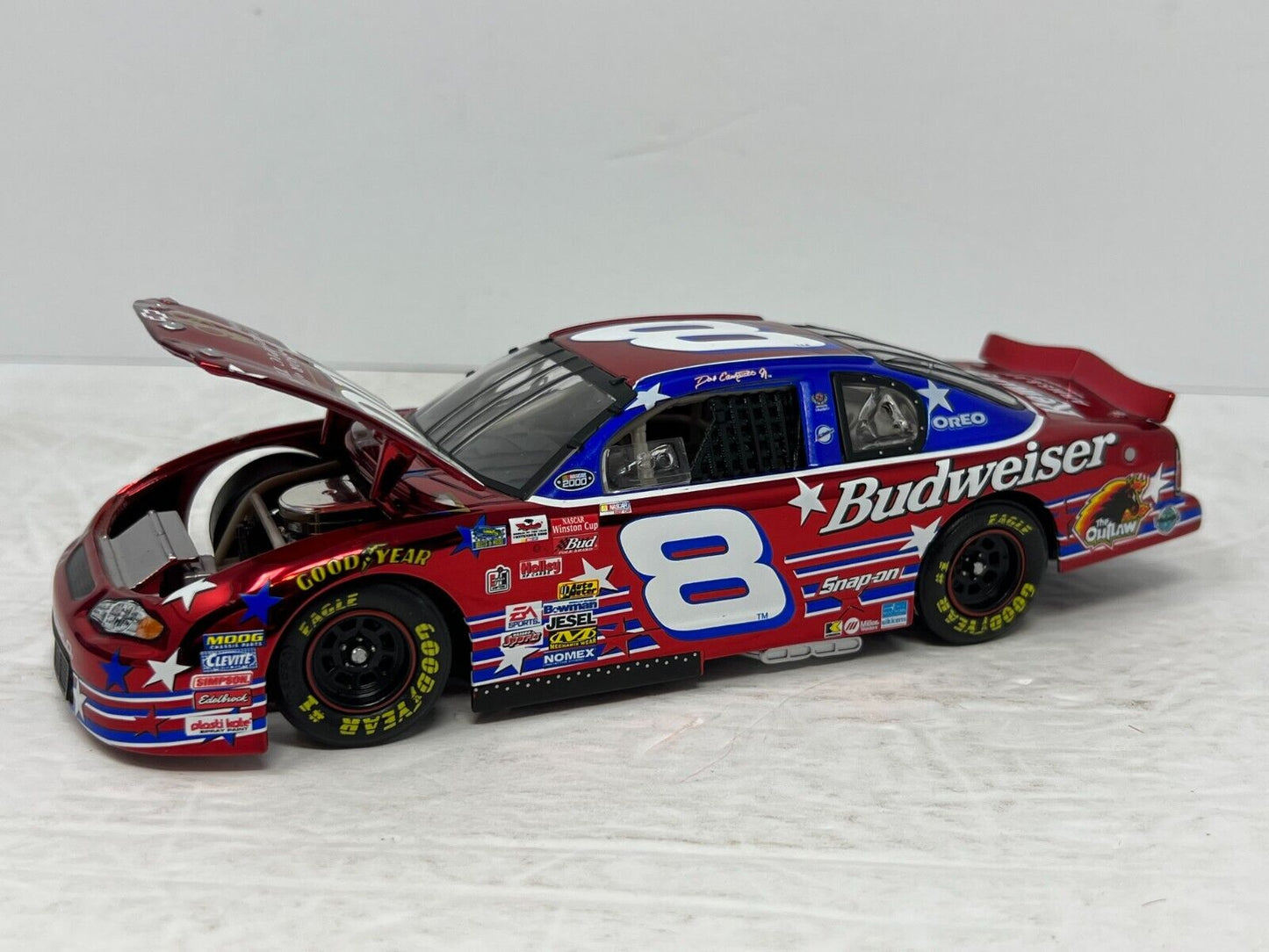 Action Nascar #8 Dale Earnhardt Jr. Budweiser U.S. Olympic Chrome 1:24 Diecast