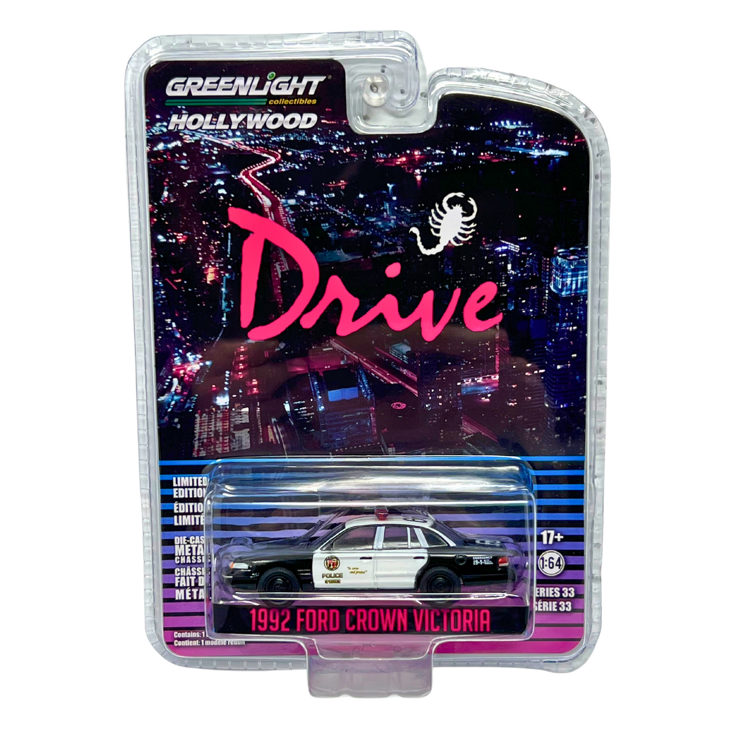 Greenlight Hollywood Drive 1992 Ford Crown Victoria 1:64 Diecast