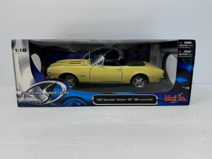 Maisto 1967 Chevrolet Camaro SS 396 Convertible Special Edition 1:18 Diecast